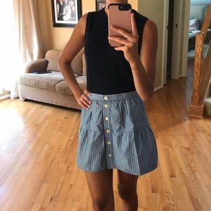 Madewell Striped Skirt